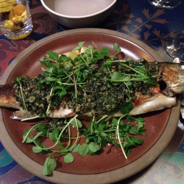 The platonic ideal of grilled trout. Do it.