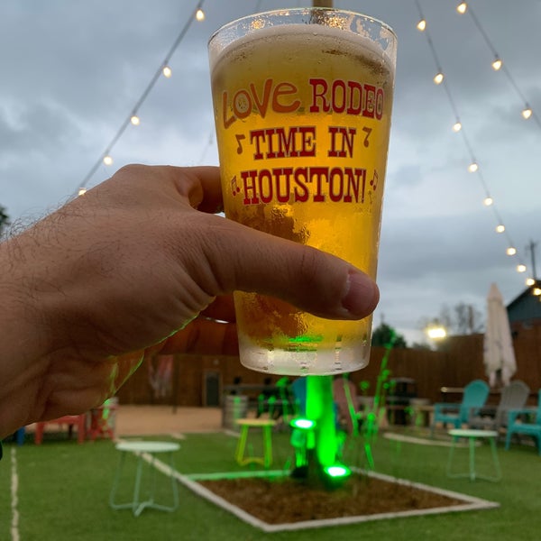 Photo taken at Social Beer Garden HTX by Kevin B. on 4/8/2021