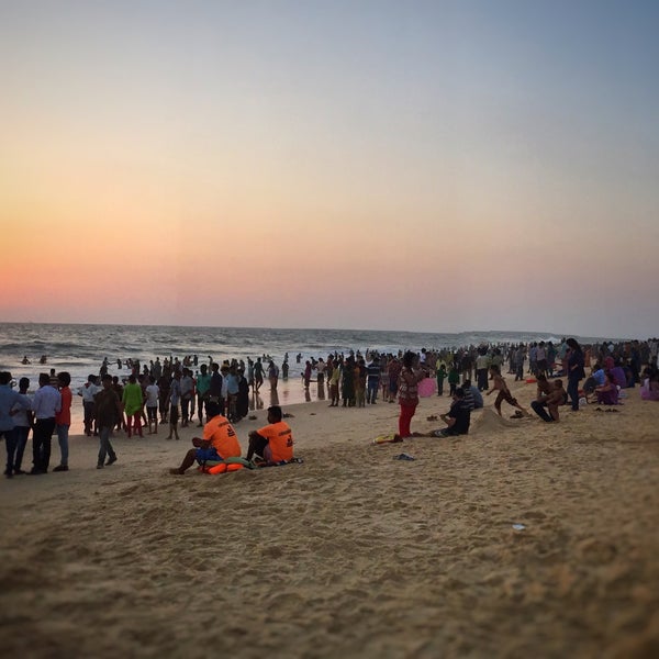 Photo taken at Panambur Beach by Pooja B. on 5/8/2016