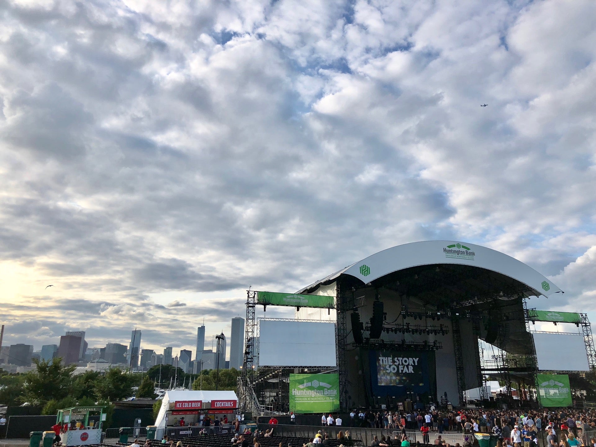 Huntington Bank Pavilion Amphitheater In Chicago