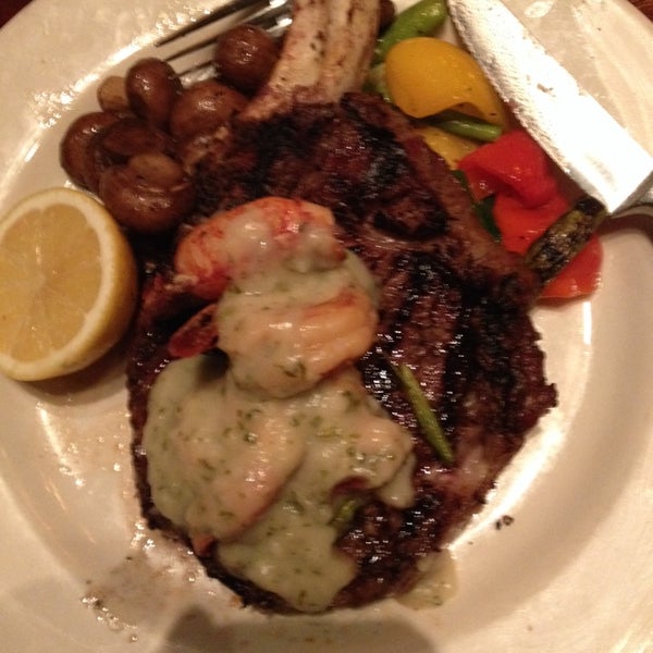 I absolutely love the 20oz rib steak. So nice and juicy. Just melts in your mouth.