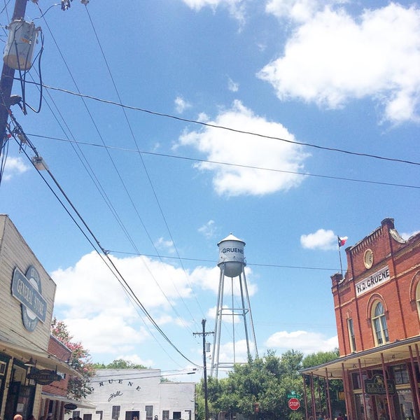 Photo taken at Gruene Historic District by Maggie H. on 7/12/2015