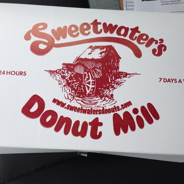 Photo taken at Sweetwater&#39;s Donut Mill by Tyler M. on 5/1/2014