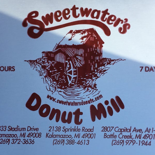 Photo taken at Sweetwater&#39;s Donut Mill by Tyler M. on 11/25/2015