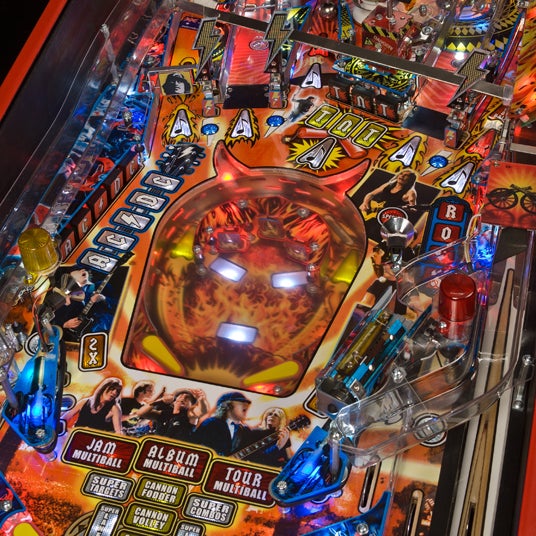 We've got the new AC/DC pinball machine!
