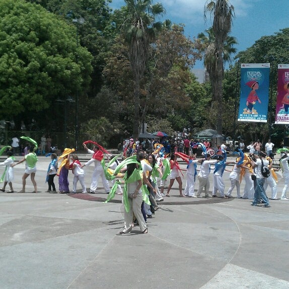 Photo taken at Plaza de Los Museos by Esther F. on 3/30/2014