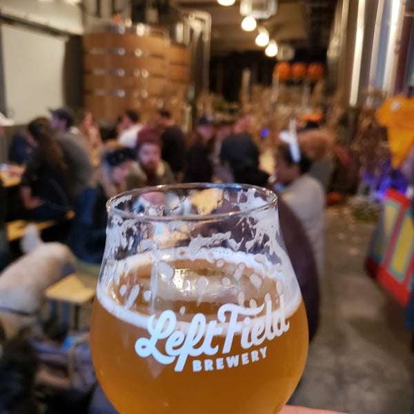 Photo taken at Left Field Brewery by I. Q. on 10/26/2019