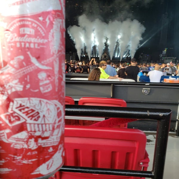 Photo taken at Budweiser Stage by I. Q. on 8/20/2019