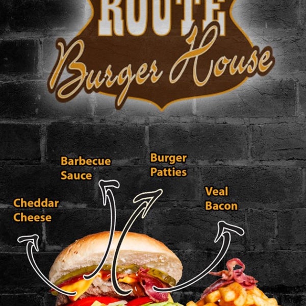 Photo taken at Route Burger House by fatih B. on 7/31/2018