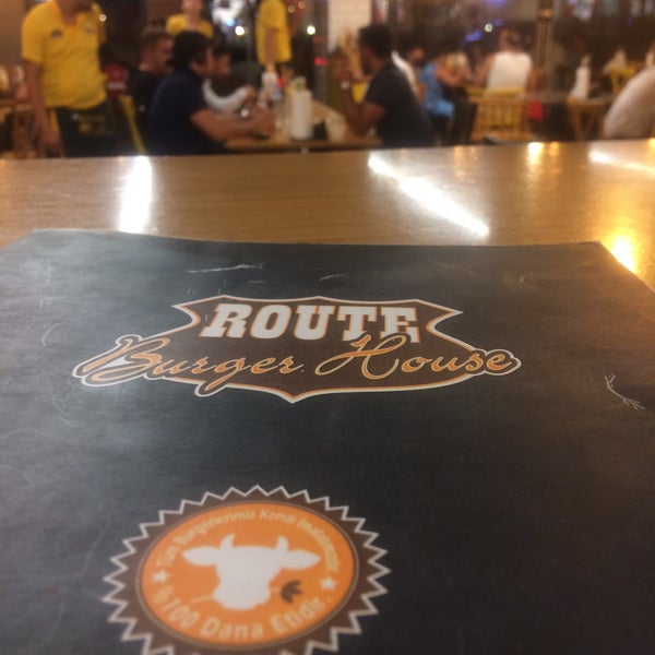 Photo taken at Route Burger House by fatih B. on 7/30/2018