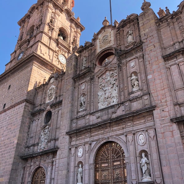 Photo taken at Catedral de Morelia by Aline M. on 12/8/2019