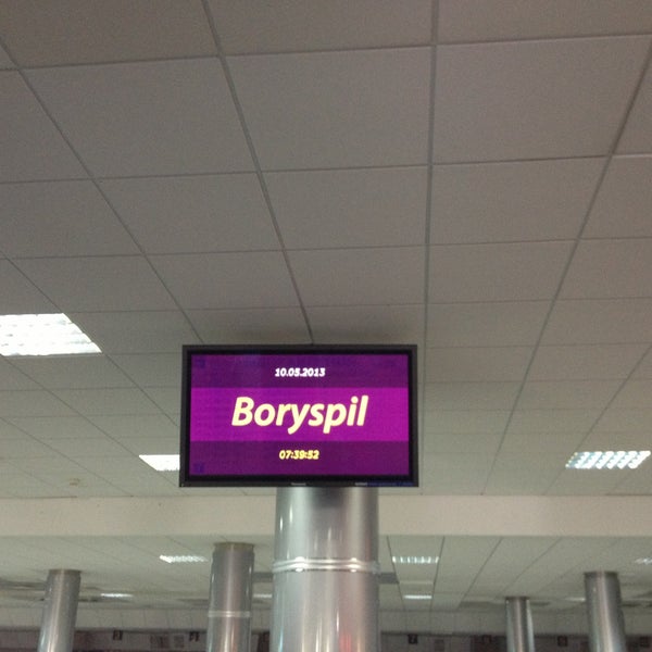Photo taken at Boryspil International Airport (KBP) by Джейн on 5/10/2013
