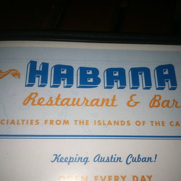 Das Foto wurde bei Habana Restaurant &amp; Bar von Dan F. am 2/16/2013 aufgenommen