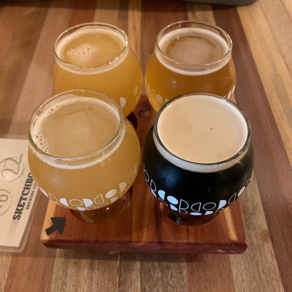 Photo taken at Sketchbook Brewing Co. by T T. on 12/21/2019