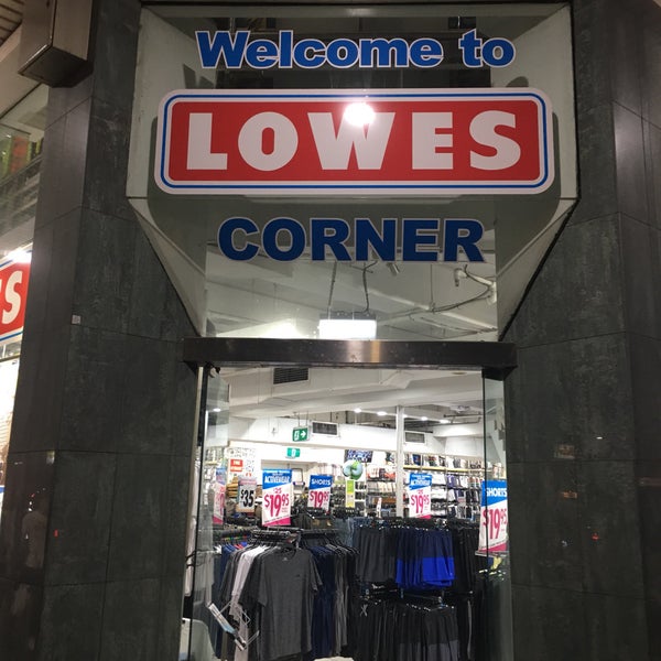 Lowes Men's Store in Sydney