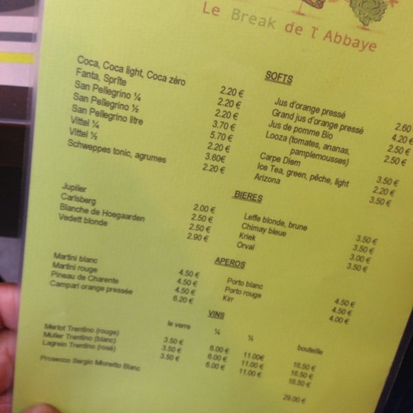 Photo taken at Le Break de l&#39;Abbaye by Lee K. on 3/1/2014