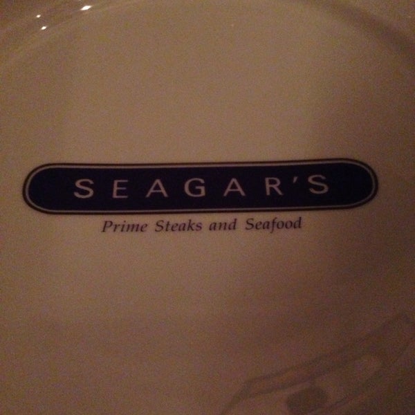 Photo taken at Seagar&#39;s Prime Steaks &amp; Seafood by Clay H. on 9/8/2014