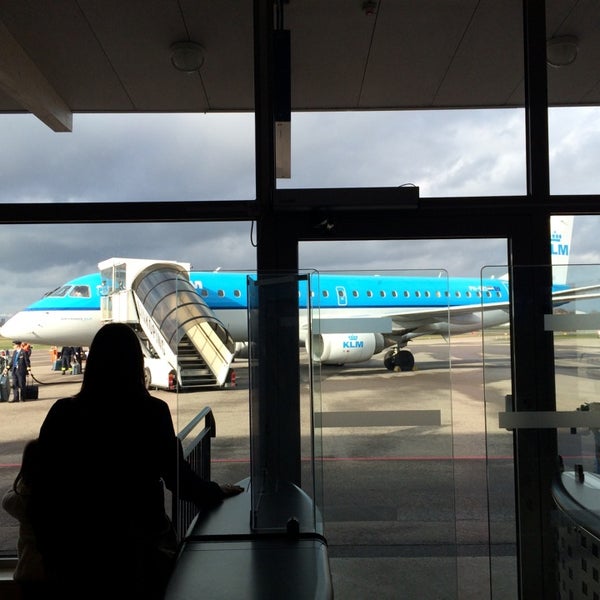 Photo taken at Linköping City Airport (LPI) by Christian K. on 4/7/2014