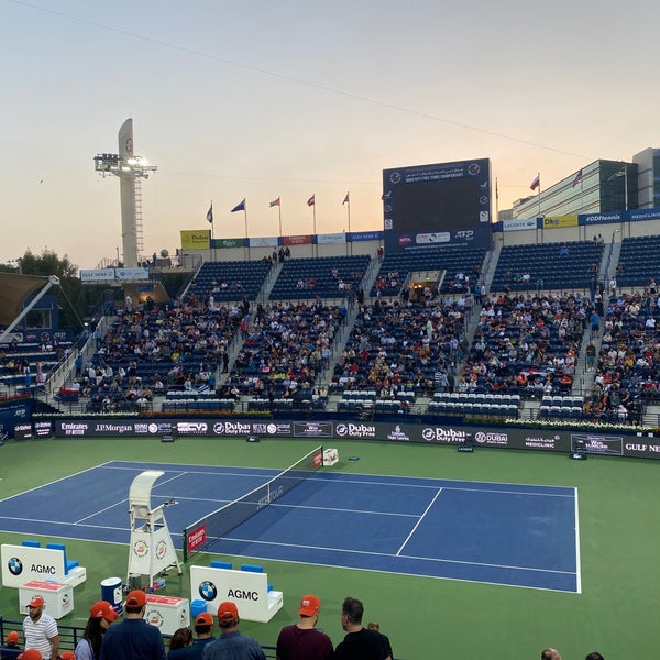 2/29/2020 tarihinde Yousif A.ziyaretçi tarafından Dubai Duty Free Dubai Tennis Championships'de çekilen fotoğraf