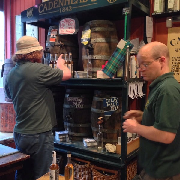 Photo taken at Cadenhead&#39;s Whisky Shop by Richie S. on 7/13/2014