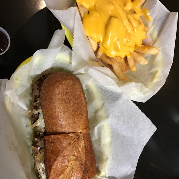 Photo taken at Busters Cheesesteak by Ozgun G. on 1/31/2017