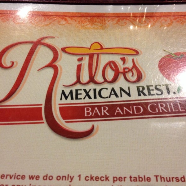 7/3/2014에 john B.님이 Rito&#39;s Mexican Restaurant에서 찍은 사진
