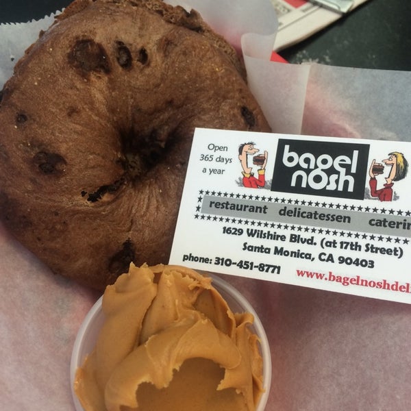 Photo taken at Bagel Nosh by Caitlin C. on 8/29/2014