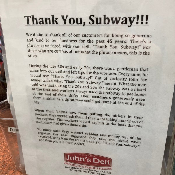 Photo taken at The Original John&#39;s Deli by Caitlin C. on 10/17/2021