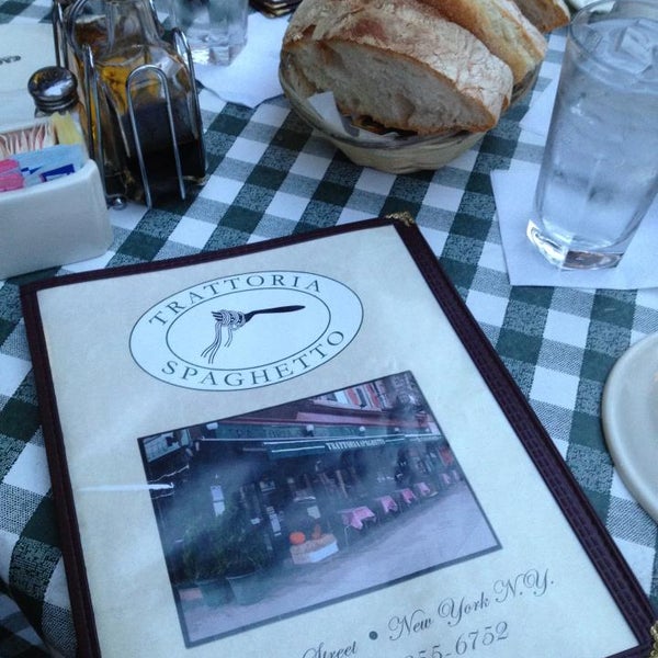 My favorite Italian in the city.  The meat sauce is amazing.  Outdoor seating in the summer is lovely, and dog-friendly.