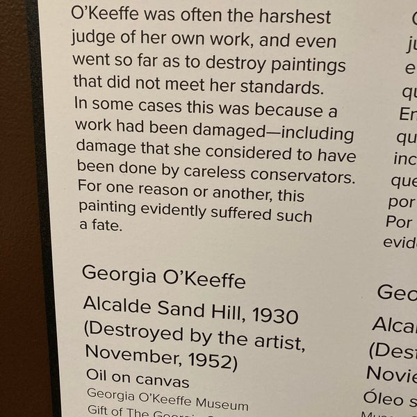 Photo taken at Georgia O&#39;Keeffe Museum by Caitlin C. on 12/28/2022
