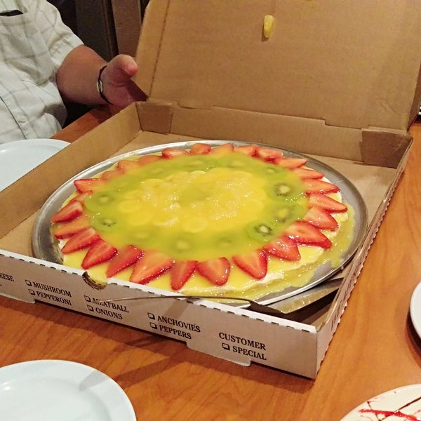 Try the fruit pizza. It's delicious. Feeds up to 12.