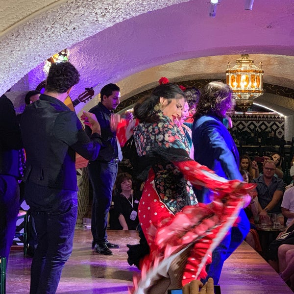 Photo taken at Tablao Flamenco Cordobés by Cris R. on 8/19/2019