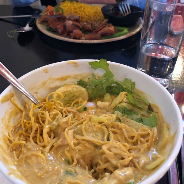 The Khao Soi is fantastic!  My husband had the marinated duck, and it was great too.