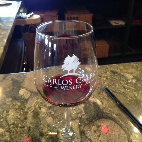 Photo taken at Carlos Creek Winery by Tammi P. on 4/14/2014