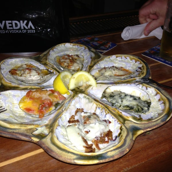 Now, baked oysters...they are just absolutely something!!! Take House Sample. It's all of them to try for reasonable price and find you favorite.