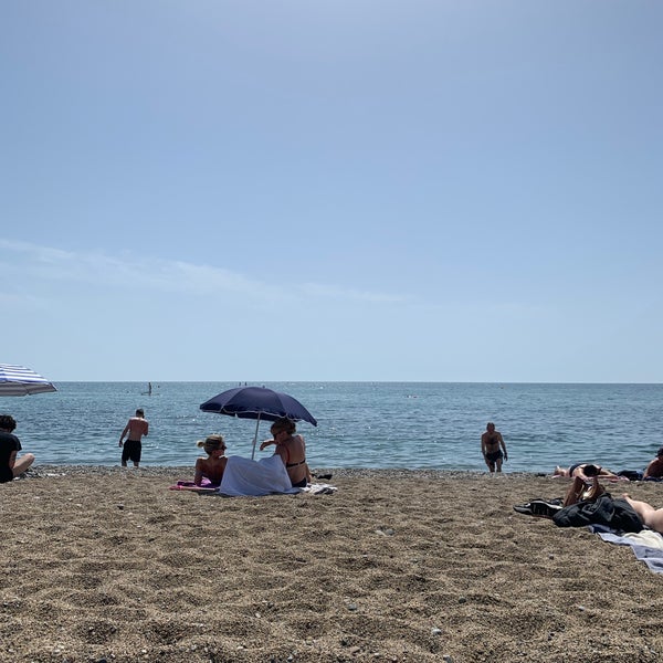 Photo taken at Sant Miquel Beach by Arantzazu P. on 6/16/2021
