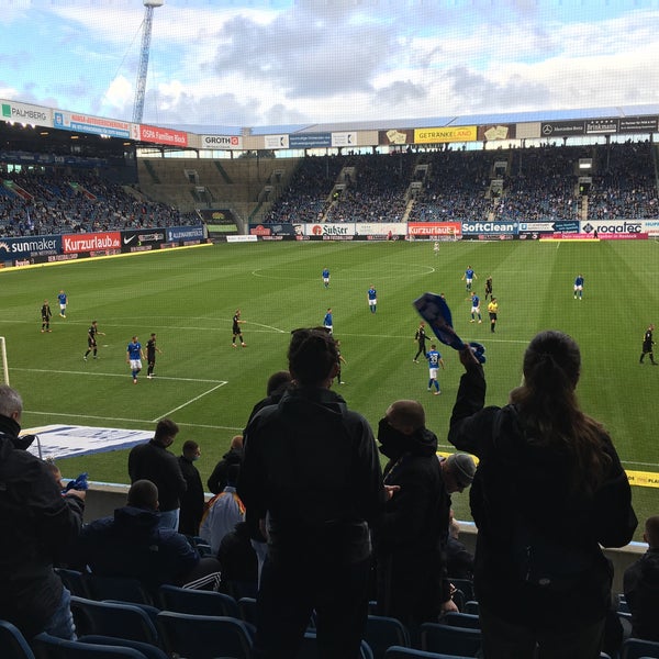 Photo taken at Ostseestadion by Maurice L. on 10/17/2020