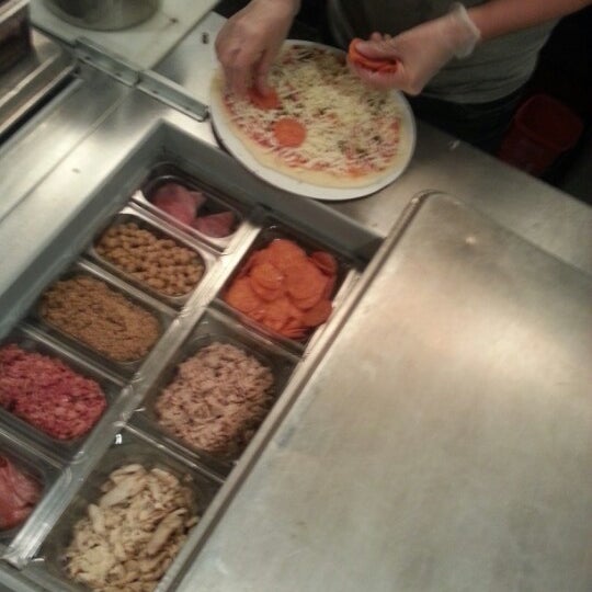 Photo taken at Mod Pizza by Adrienne S. on 8/21/2012