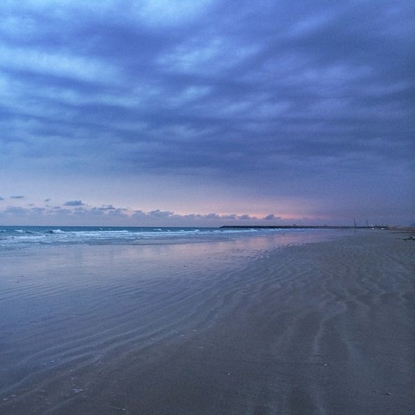 Photo taken at Al Rams Beach by fahad a. on 2/2/2014