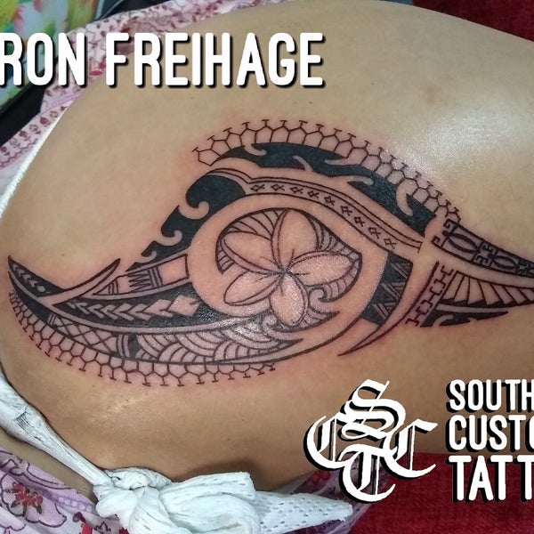 Photo taken at Southern Customs Tattoo Company by Southern C. on 7/8/2018