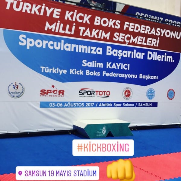 Photo taken at Samsun 19 Mayıs Stadyumu by Nuray E. on 8/5/2017
