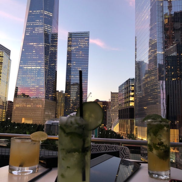 Photo taken at Living Room Bar &amp; Terrace @ W New York - Downtown by Alexis M. on 6/26/2018