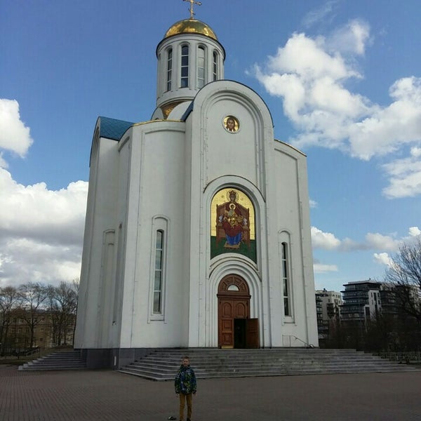 Блокадный храм на малой охте