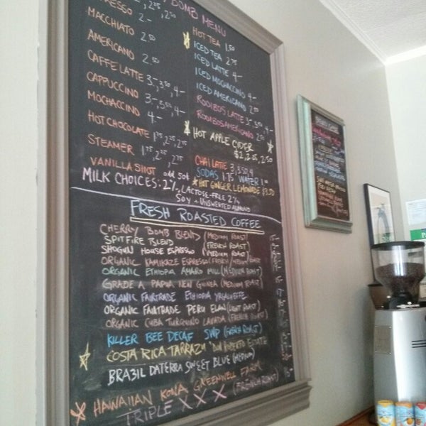 Cherry Bomb Coffee Shop in Parkdale