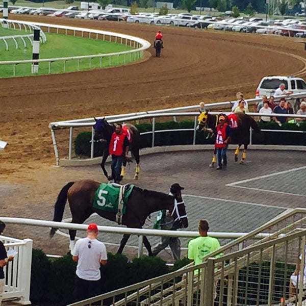Photo taken at Belterra Park by Eric W. on 8/29/2015