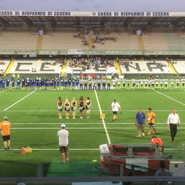 Photo taken at Orogel Stadium Dino Manuzzi by Marcello R. on 7/8/2016