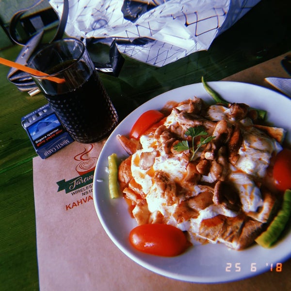Photo taken at Tarçın Cafe by Ayşe Ç. on 6/25/2018