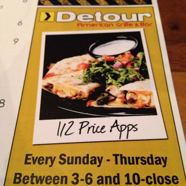 Foto diambil di Detour American Grille &amp; Bar oleh Kate @. pada 1/17/2013