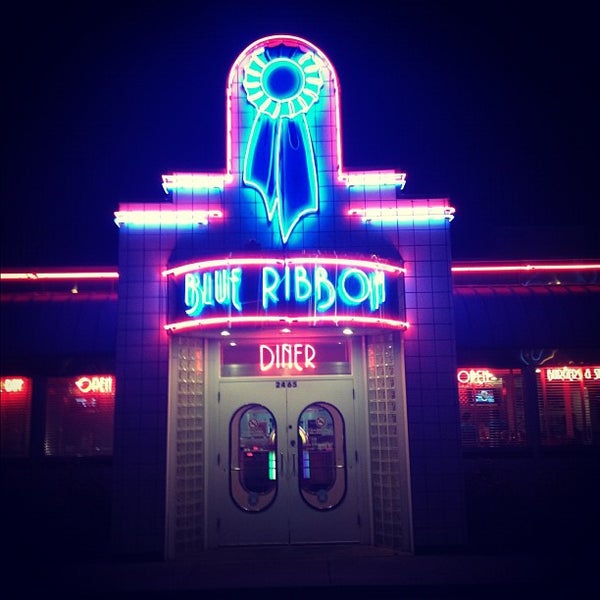 Photo taken at Blue Ribbon Diner- Burlington by Will P. on 10/24/2012
