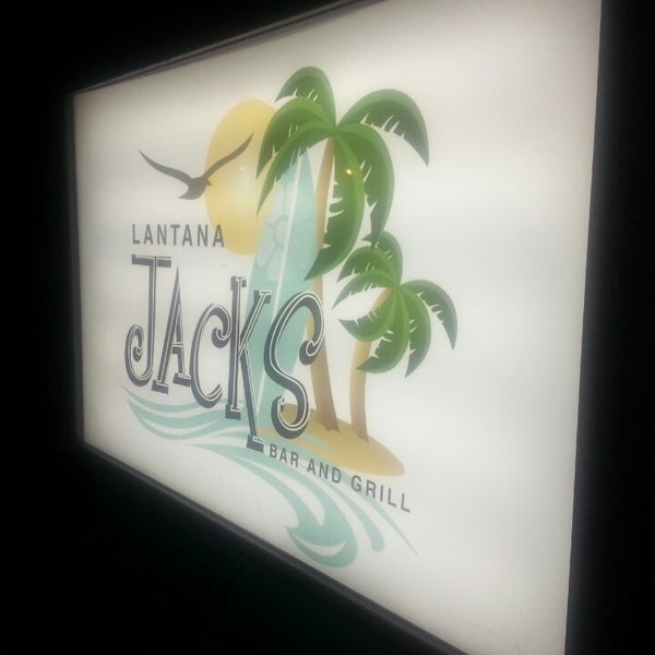 Photo taken at Lantana Jacks Bar &amp; Grill by Leon S. on 2/27/2013